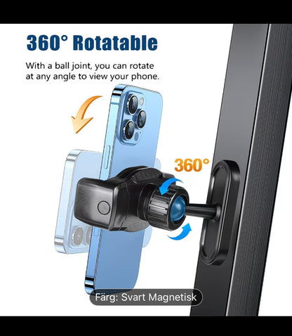 Magnetisk mobilhållare för gymmet